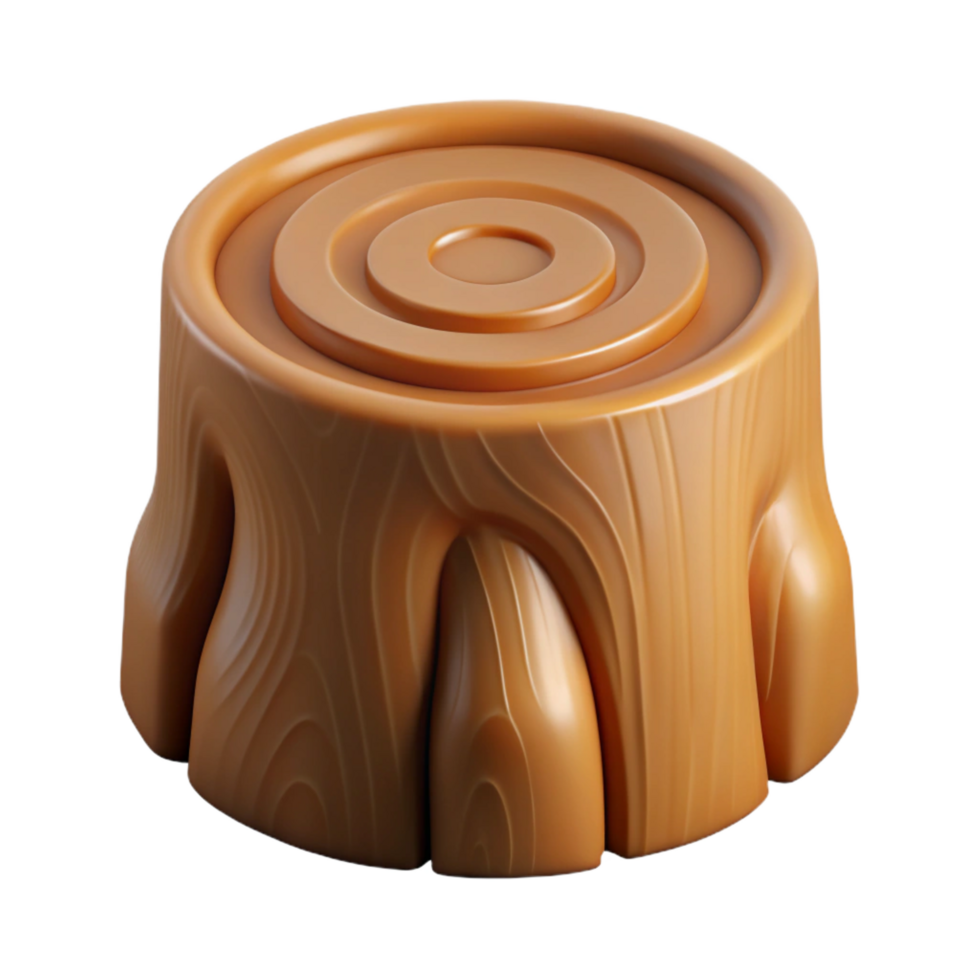 celebrated nordic Hyper-specific concept art render of a single cross-section of a tree trunk with Transparent Background detailed png