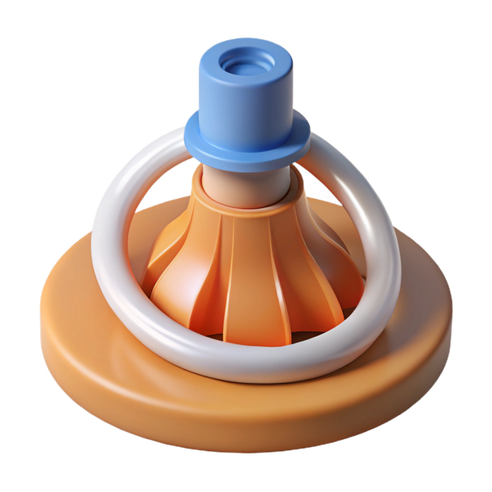 dreamy sumptuous D printer nozzle extruding filament with Transparent Background 4K png