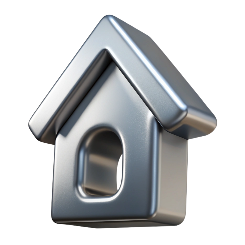 captivating renaissance Hyper-specific, professional render of a single, house number, brushed aluminum with Transparent Background fine detail png