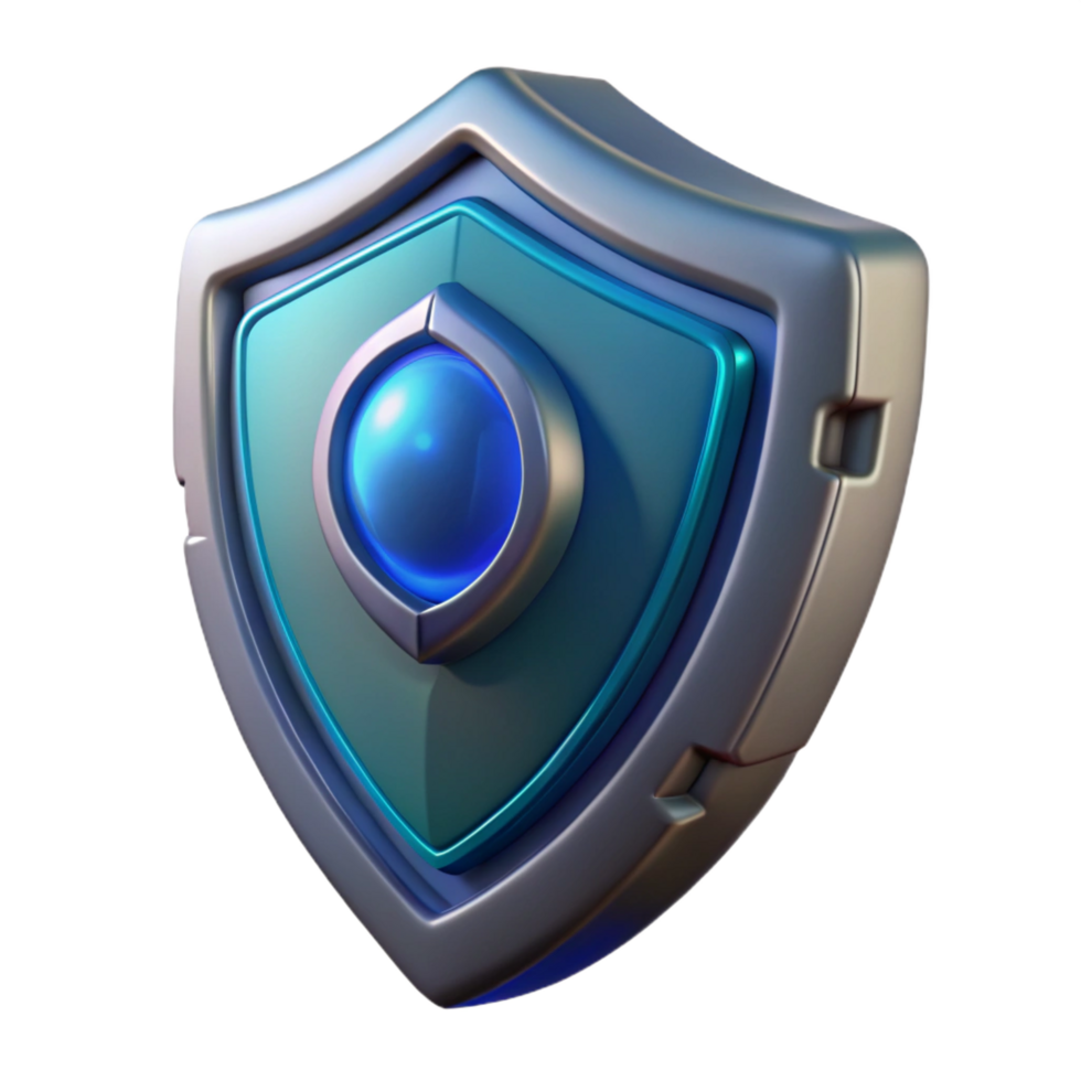 distinguished avant-garde Hyper-specific, concept art style, professional render, isolated cutout of a single, futuristic energy shield with Transparent Background handcrafted png