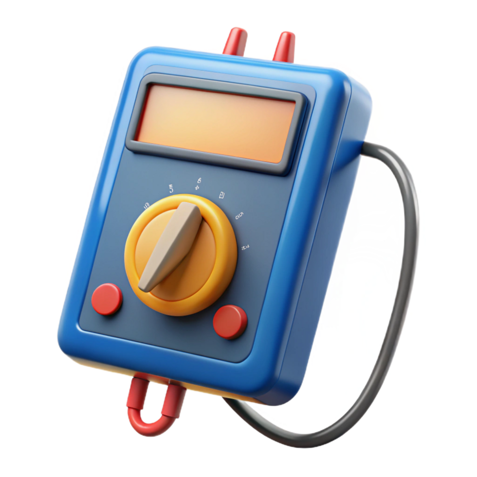 exceptional organic A multimeter displaying a voltage reading with Transparent Background genuine png