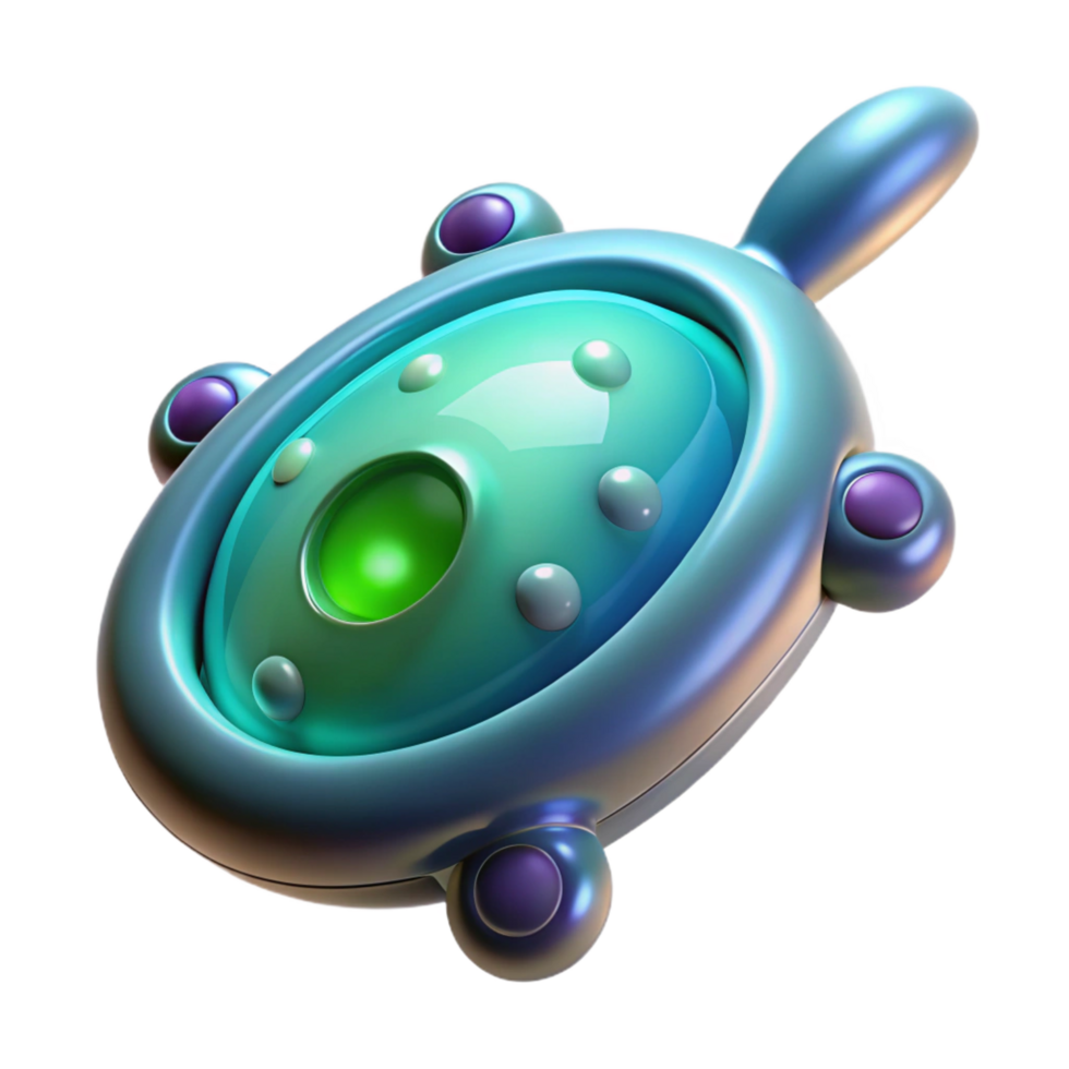 dramatic ethereal impressionist Ultra-detailed, photorealistic, hyper-specific render of an isolated cutout of a single, bioluminescent space plankton with Transparent Background detailed png