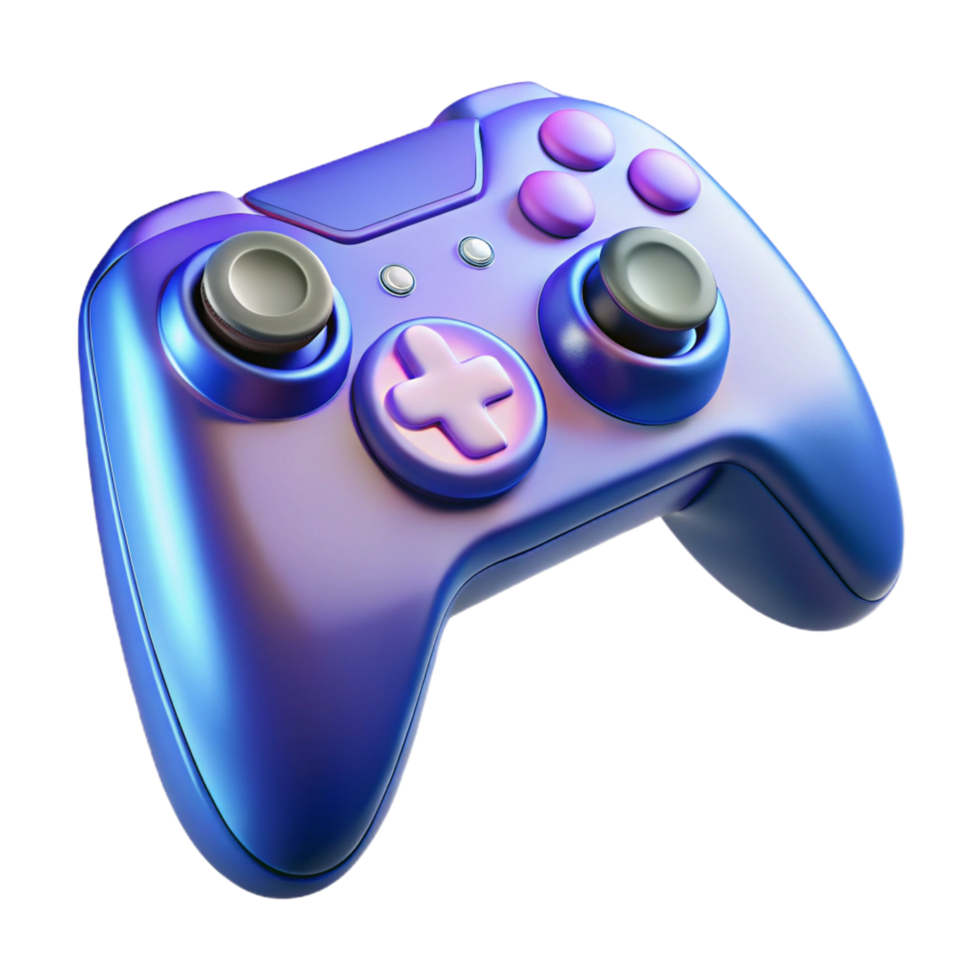 beautiful sought-after Gaming console controller with Transparent Background png