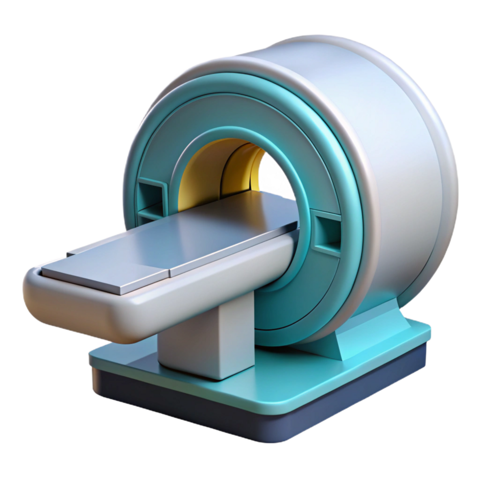 breathtaking rustic Medical technology MRI scanner with Transparent Background handcrafted png