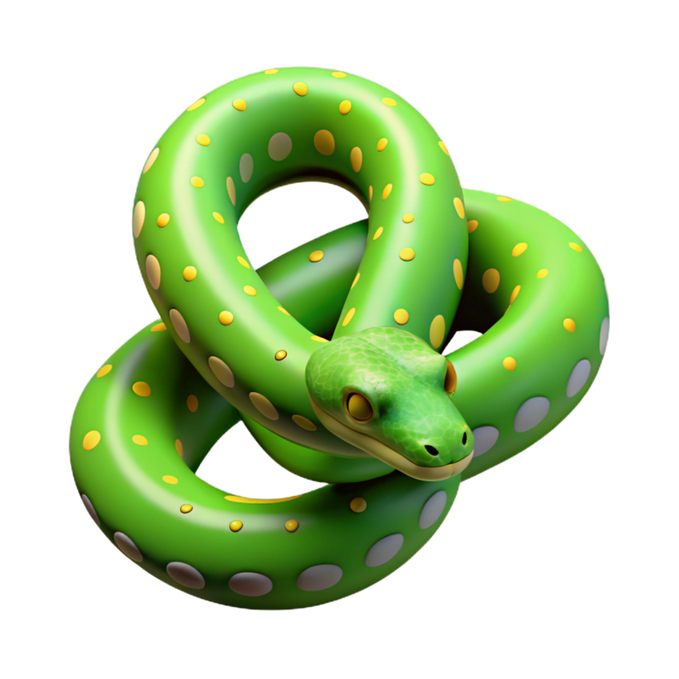 dynamic extraordinary A slithering green tree python with Transparent ...