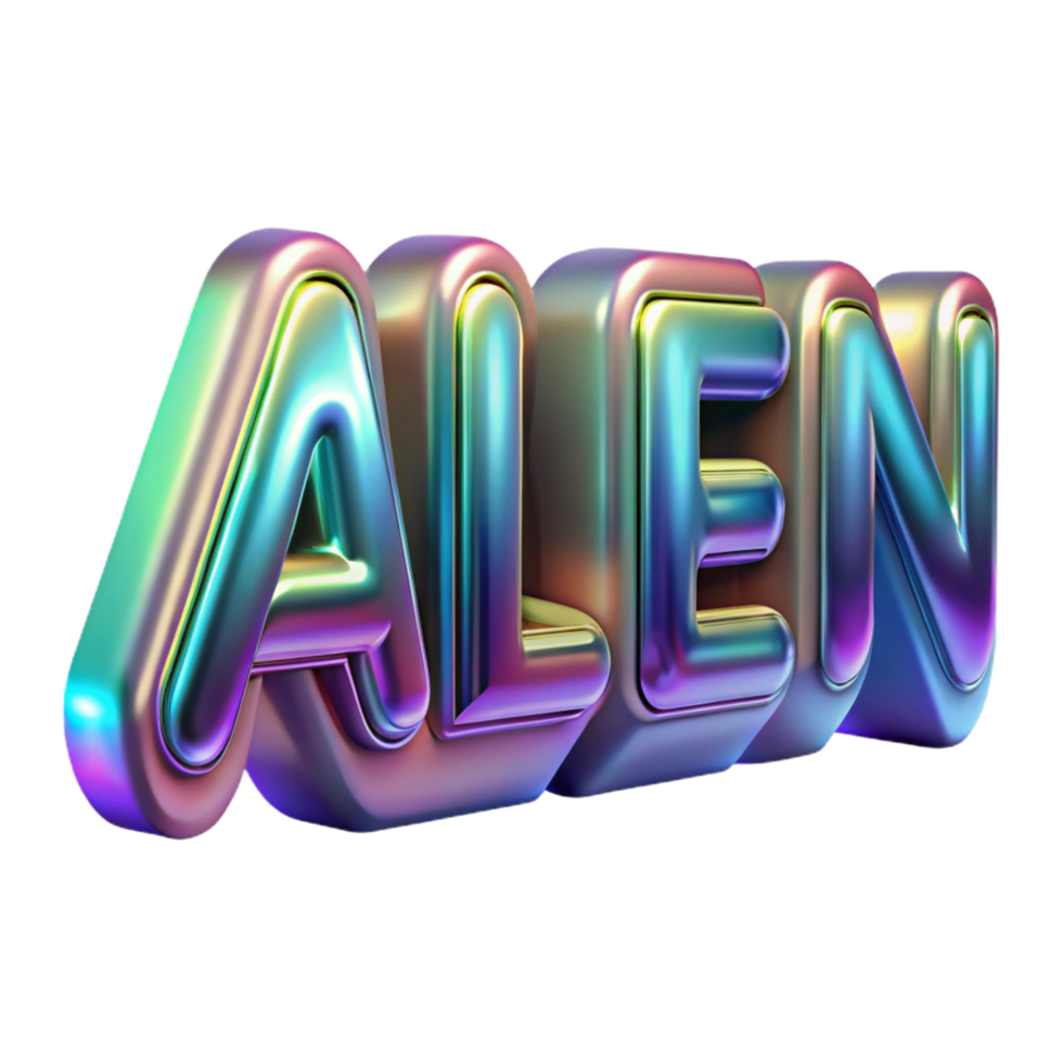 beautiful contemporary Concept art style, isolated cutout of a holographic interface displaying alien text, highly detailed, hyper-specific with Transparent Background refined png