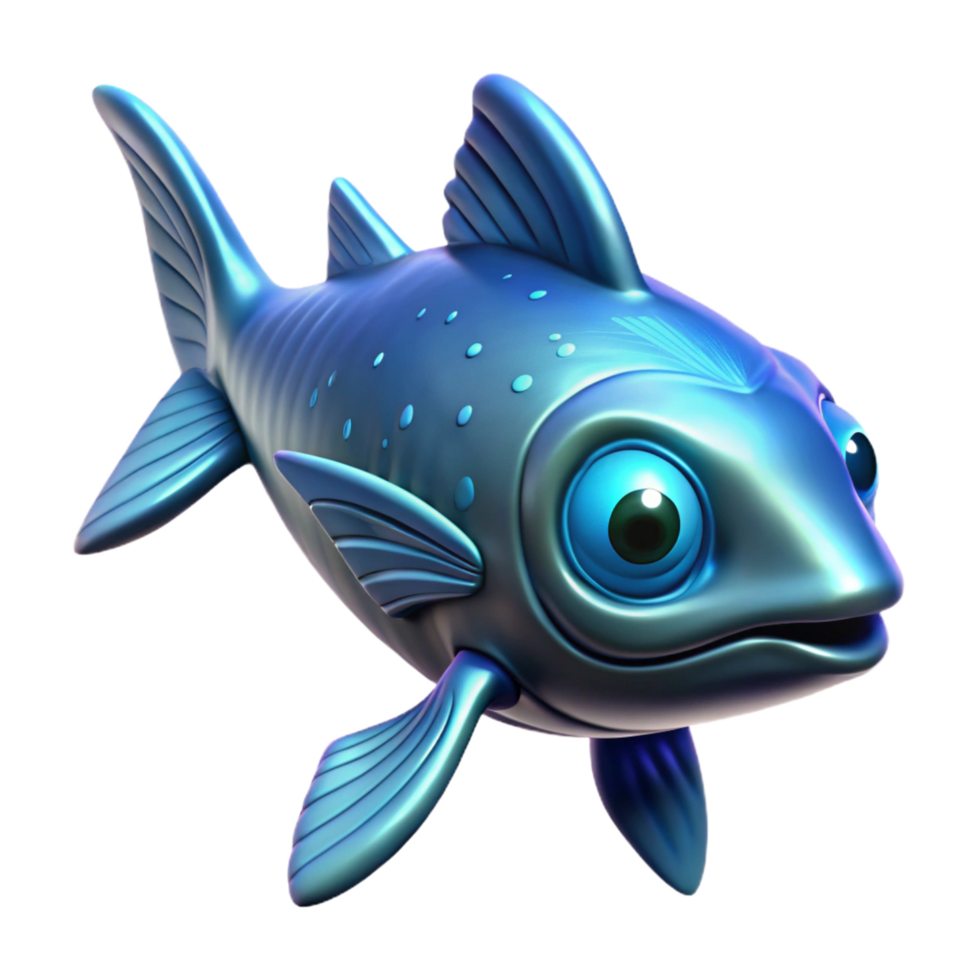 enchanting renaissance Concept art style, isolated cutout of a hyper-specific bioluminescent cosmic fish, ultra-detailed with Transparent Background 4K png