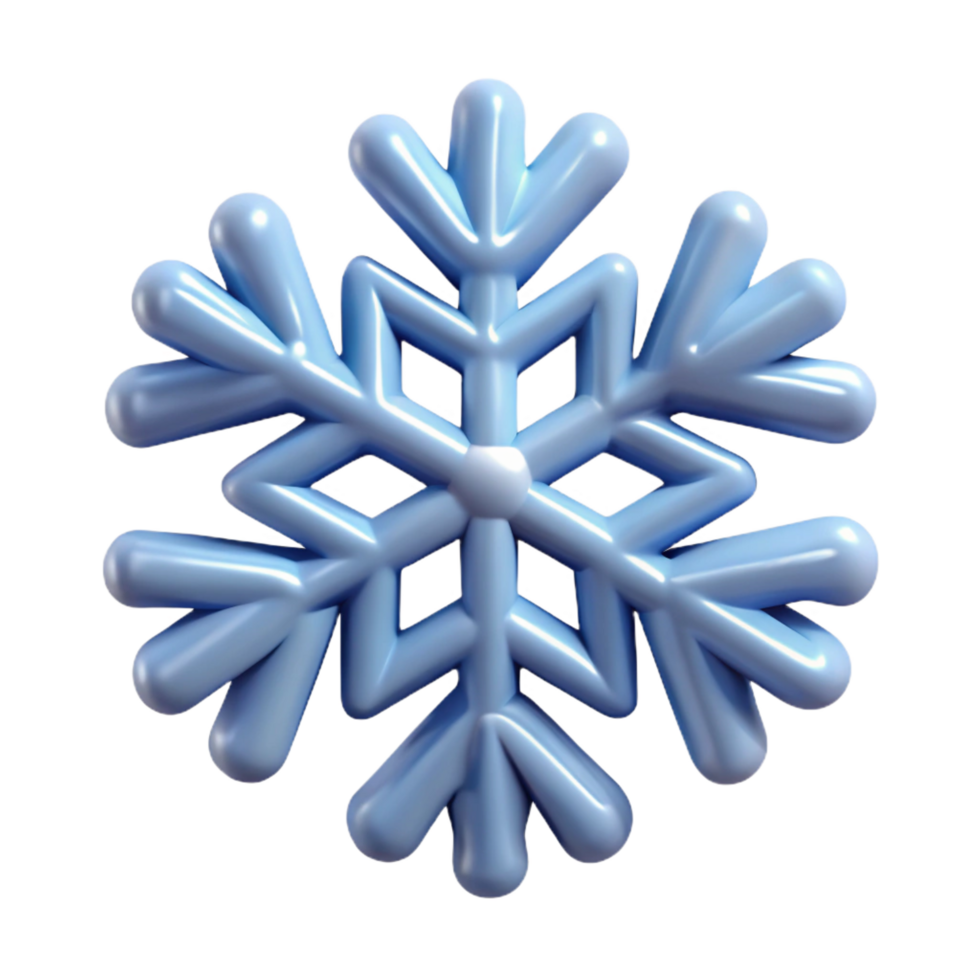 alluring melancholic classic Isolated cutout, professional render of a single perfect snowflake with Transparent Background flawless png