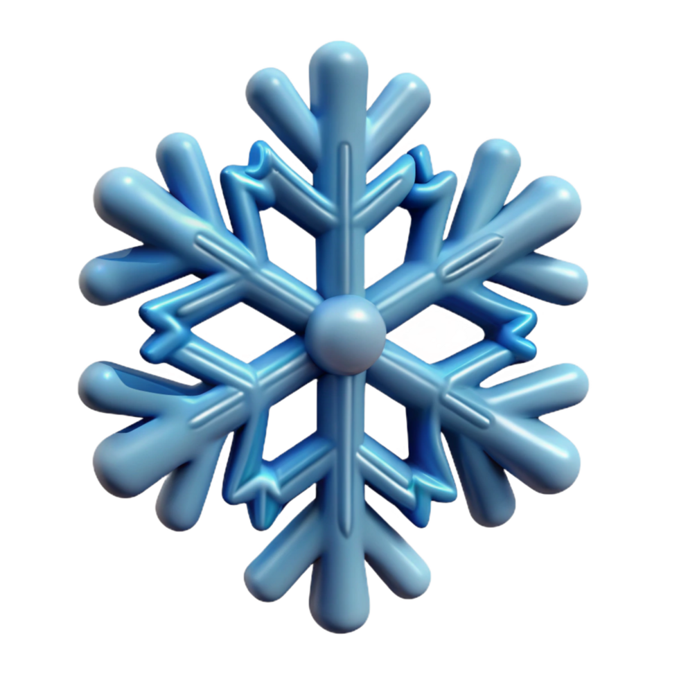 immaculate mysterious futuristic Single snowflake with Transparent Background 4K png