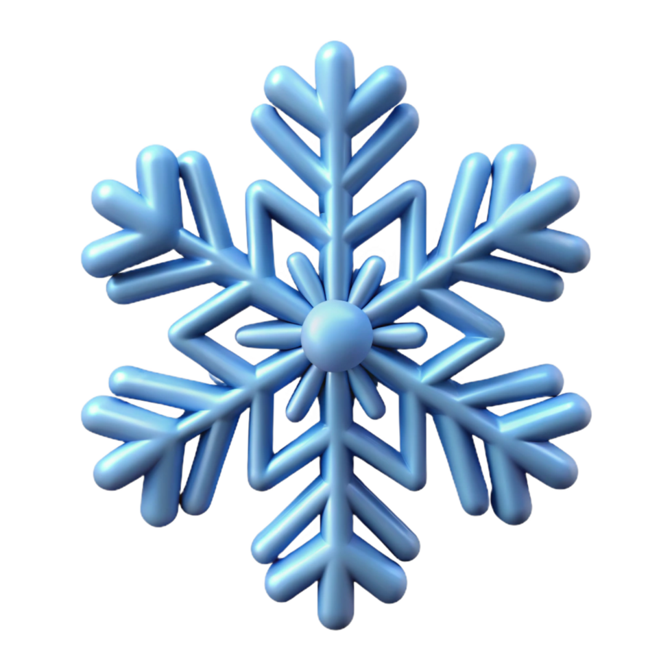 harmonious stunning Single perfect snowflake with Transparent Background original png