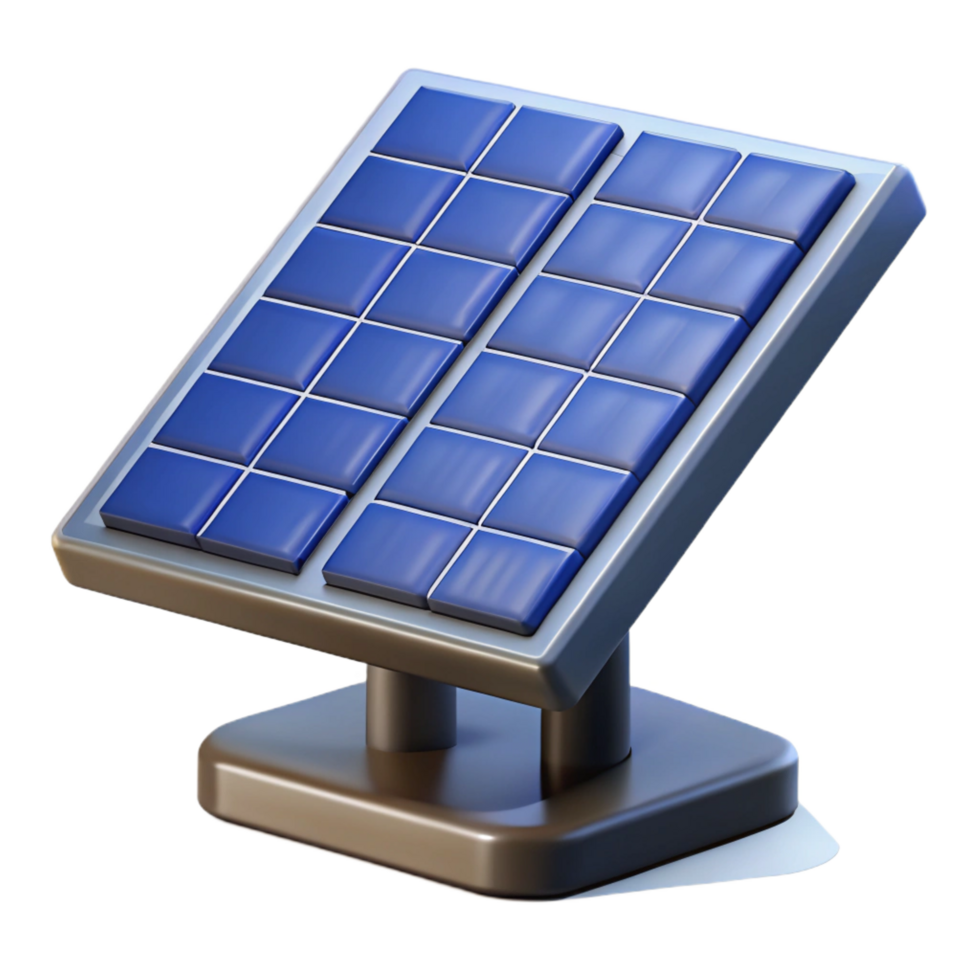 dazzling passionate creative Modern solar panel array, with Transparent Background top-tier png