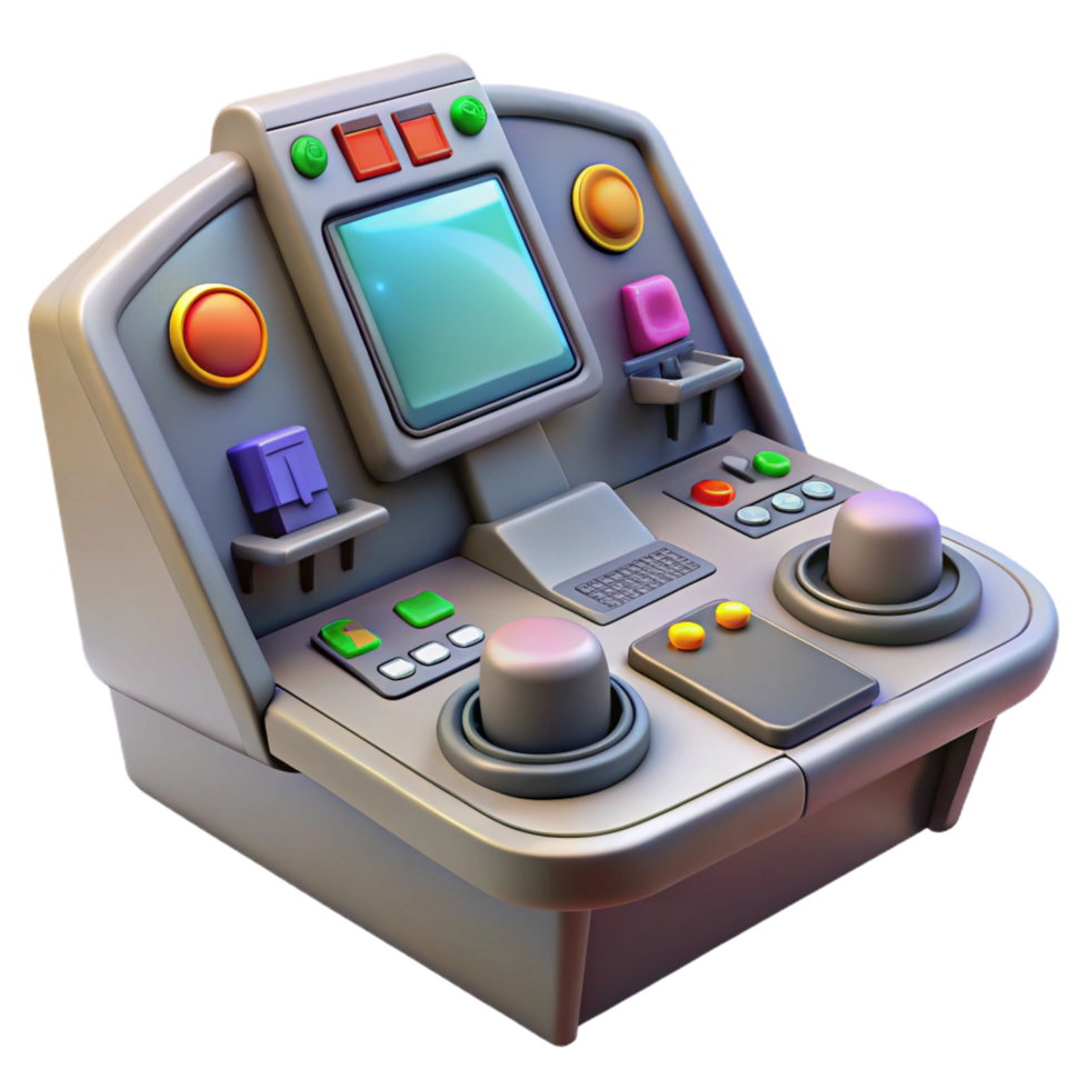 radiant urban Spaceship cockpit control panel, buttons, levers, screens with Transparent Background studio quality png