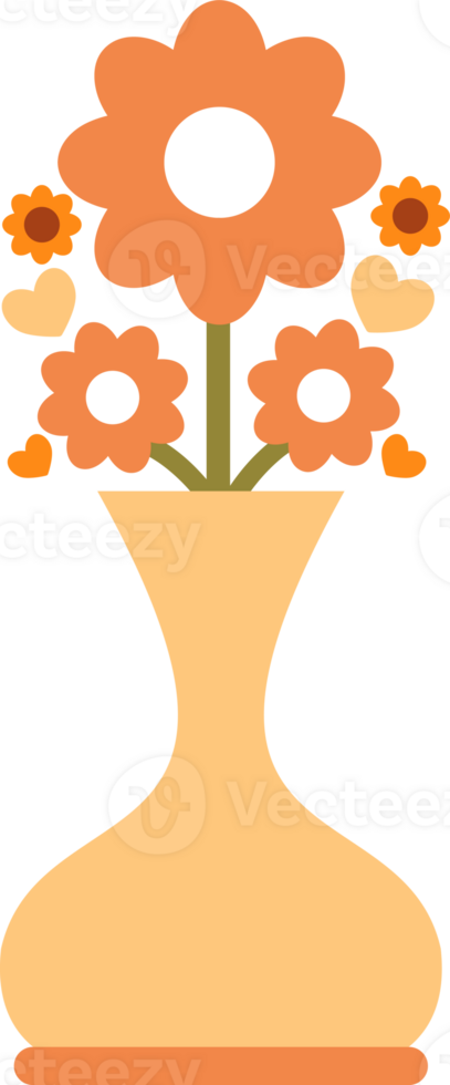 Still Life Flowers in a Vase png