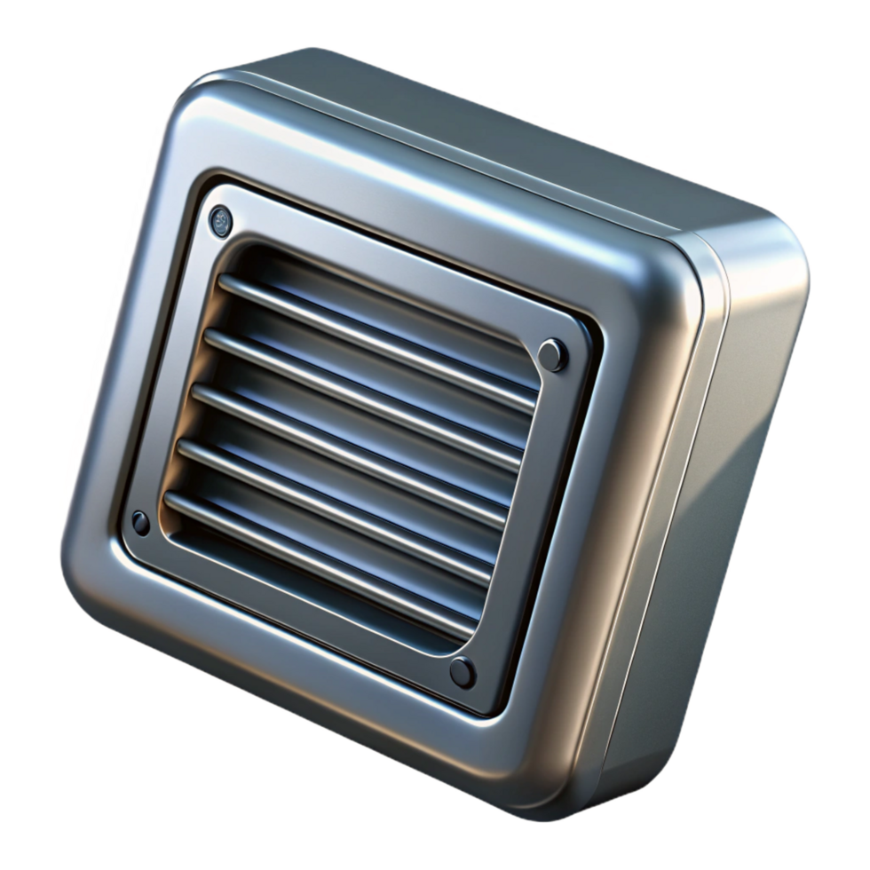 splendid iconic Metal ventilation grille, with Transparent Background png
