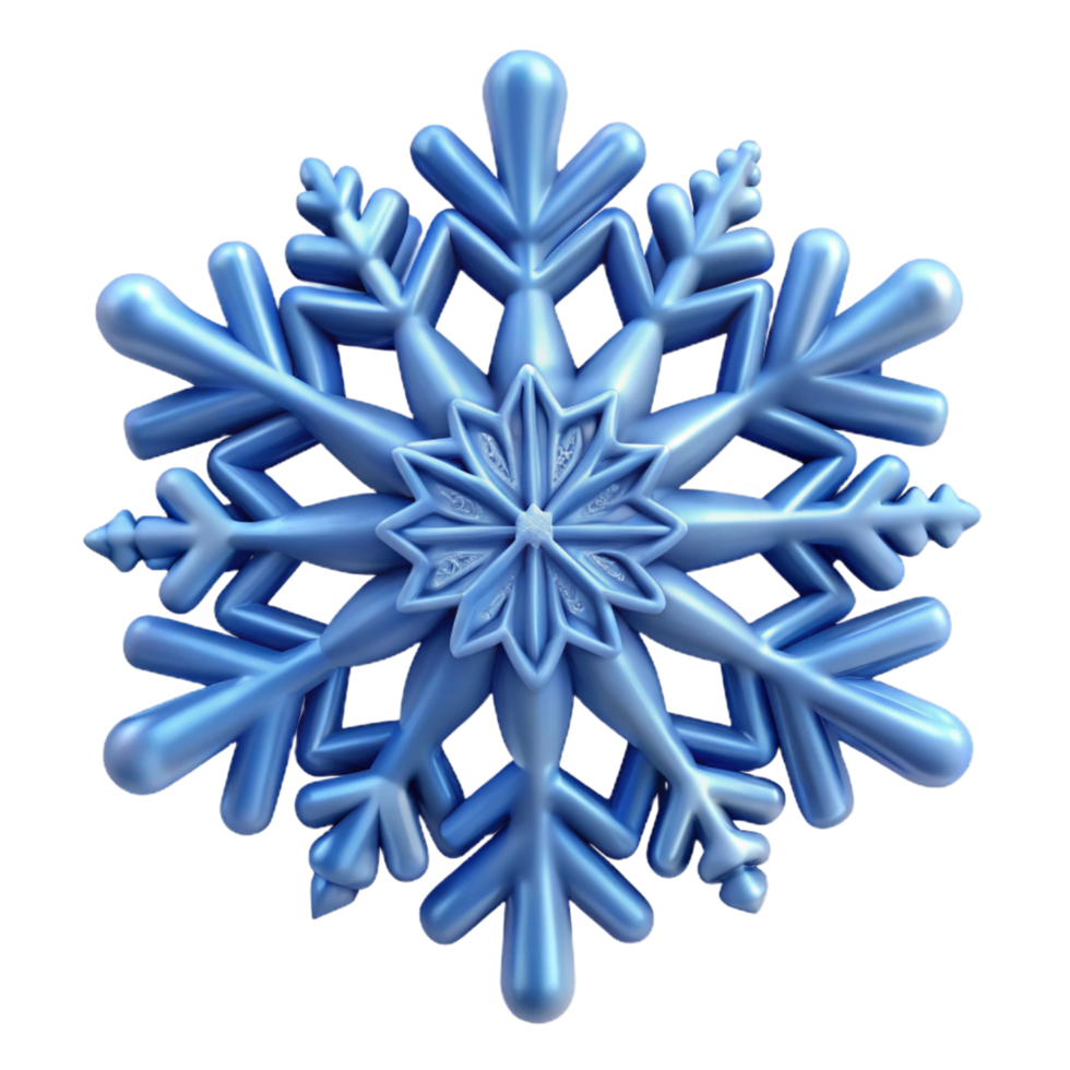 dramatic intense retro A single, perfect snowflake with intricate crystalline structure with Transparent Background precision png