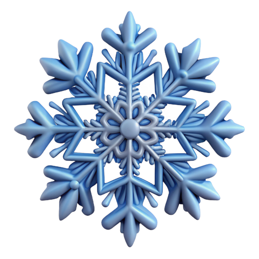 calm sumptuous Photorealistic, ultra-detailed isolated cutout of a single, perfect snowflake with intricate crystalline structure with Transparent Background gallery standard png