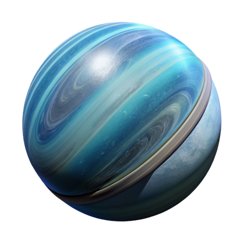 fascinating calm bohemian Photorealistic, ultra-detailed, professional render, isolated cutout of a single, hyper-specific, rogue planet with Transparent Background high resolution png