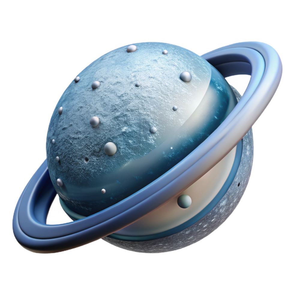 alluring elegant Ultra-detailed, isolated cutout of a hyper-specific planetary ring fragment, icy particles, professional render, concept art style with Transparent Background original png