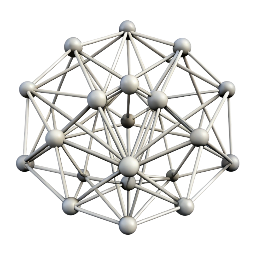 memorable abstract A complex network of lines, forming a web-like pattern with Transparent Background authentic png