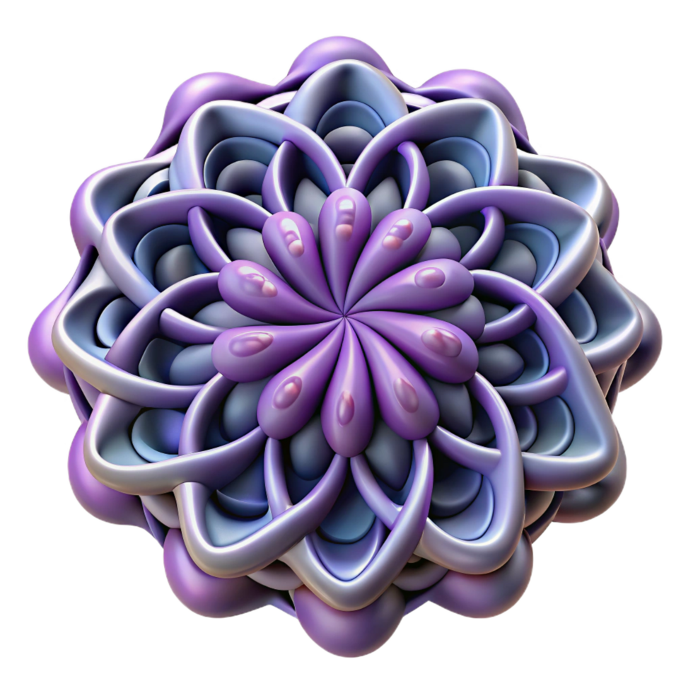 intense stunning Hyper-specific, isolated cutout, concept art style, single, intricate fractal pattern, mathematically generated with Transparent Background crisp png