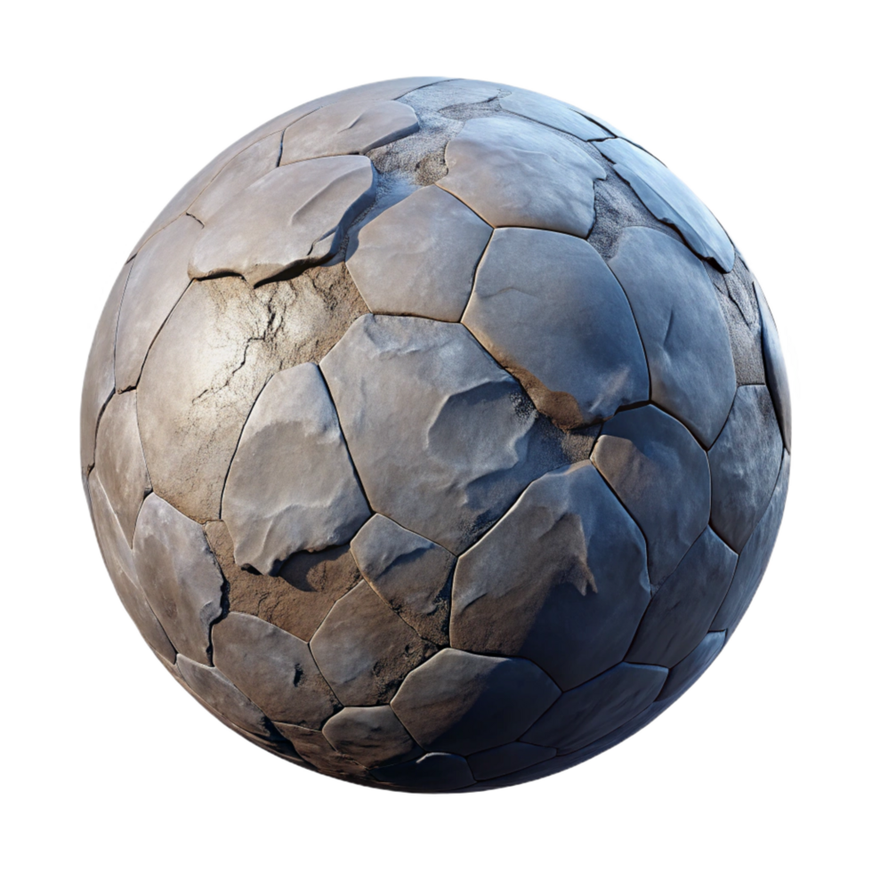 radiant signature Photorealistic, ultra-detailed, isolated cutout of a single, rogue planet, barren surface, cracked terrain with Transparent Background png
