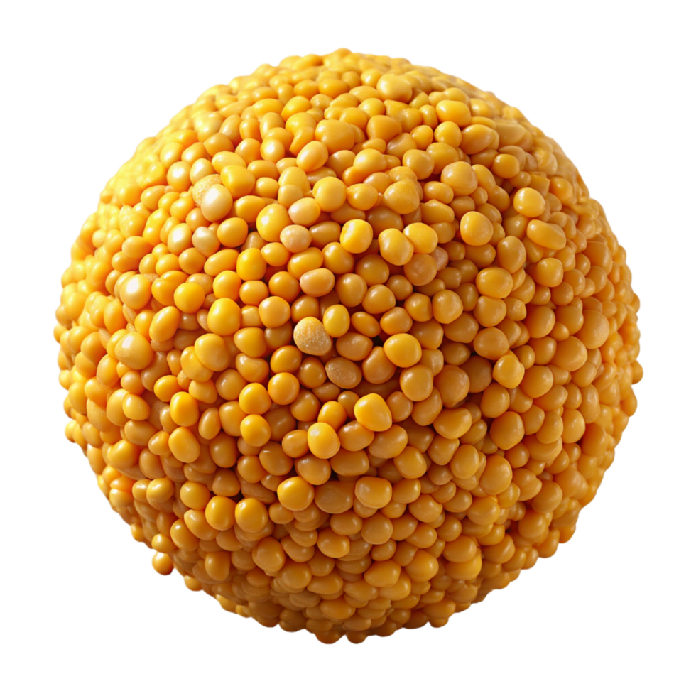 vibrant rustic Close-up of bee pollen granules with Transparent Background flawless png