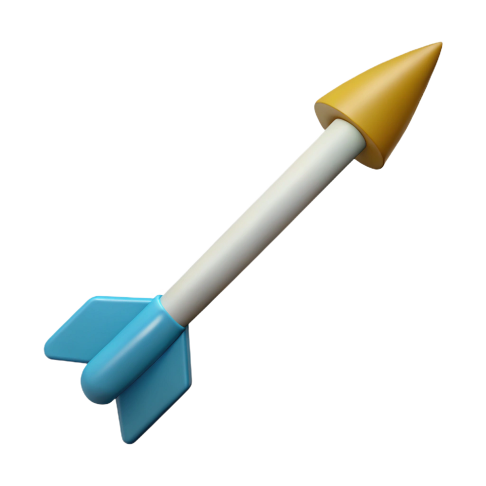 celebrated industrial A single, hand drawn arrow with Transparent Background masterfully captured png