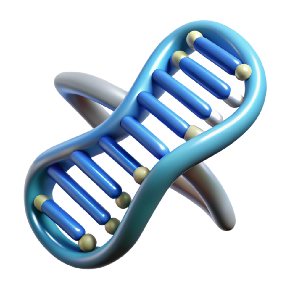 magnificent vintage Abstract Dna Strand with Binary Code Isolated authentic png