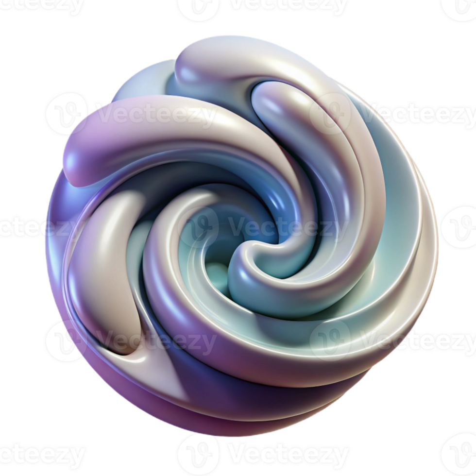 extraordinary contemporary Abstract Swirls Creating Depth Transparent professional png