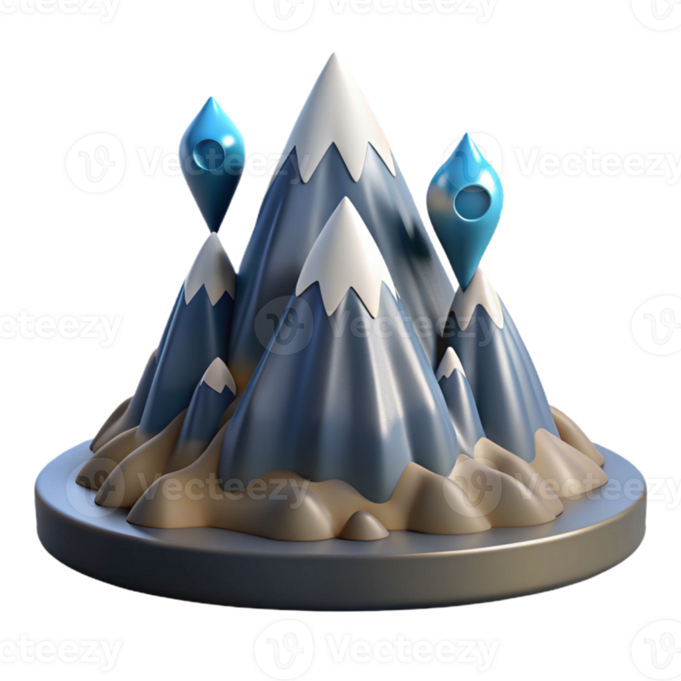 magnificent rustic Aeropex Ascenders Mountain Peak Silhouette Transparent Cutout professional png