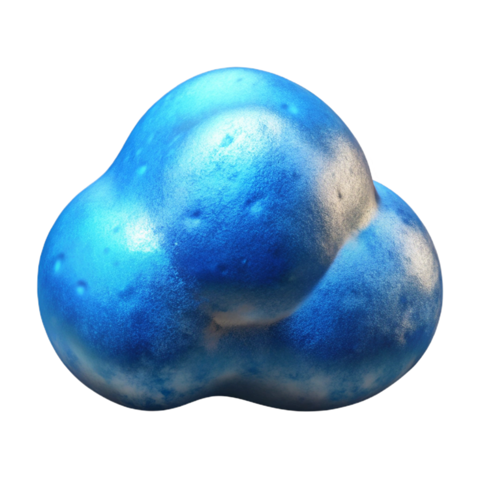 magnificent vintage Airbrushed Sky Texture Blue Cutout Transparent Background premium png