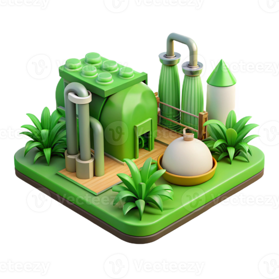 stunning creative Bioenergy Field Green Transparent Background detailed png