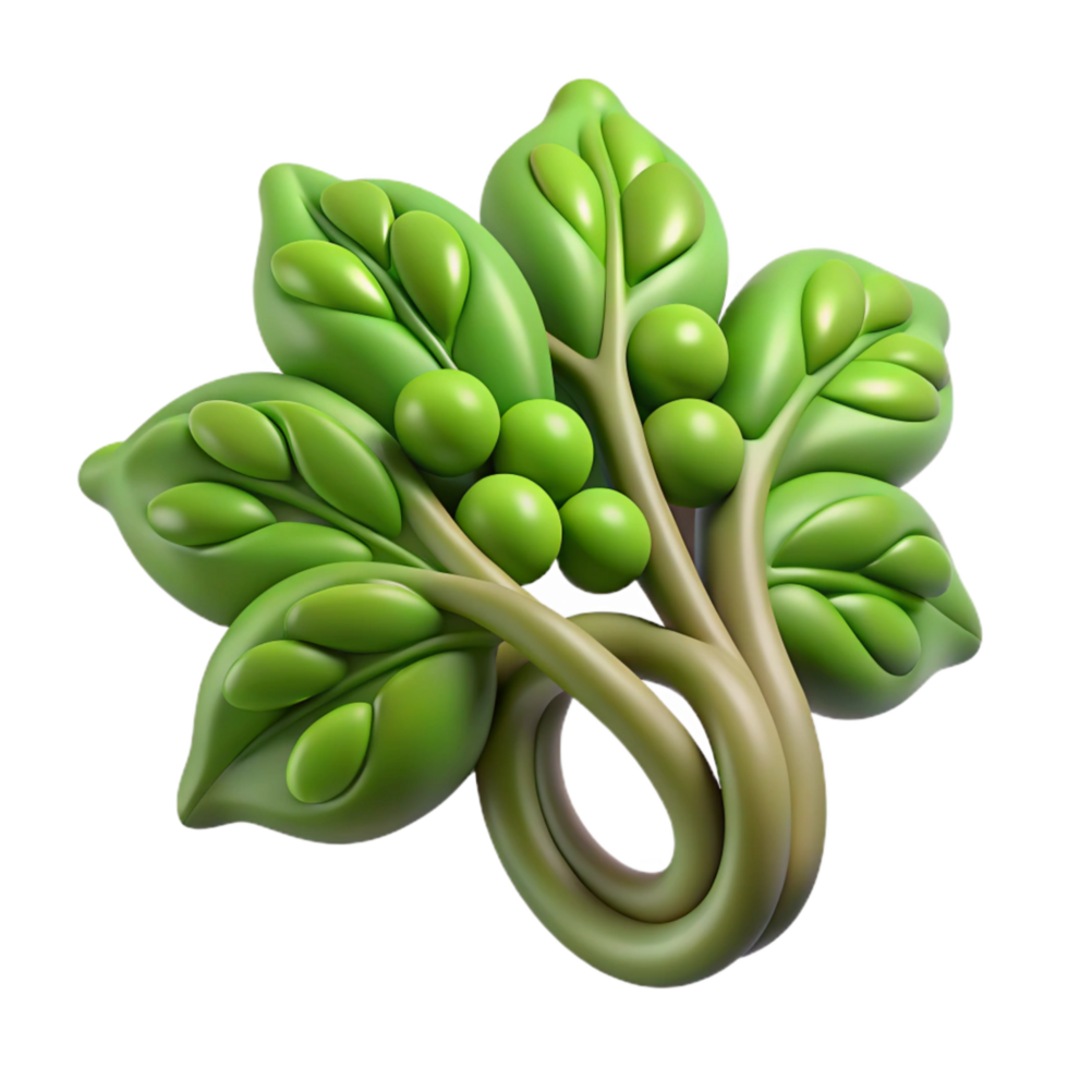 serene classic Bioengineered Vine Cutout Transparent Background Olive Drab Twisted Form genuine png