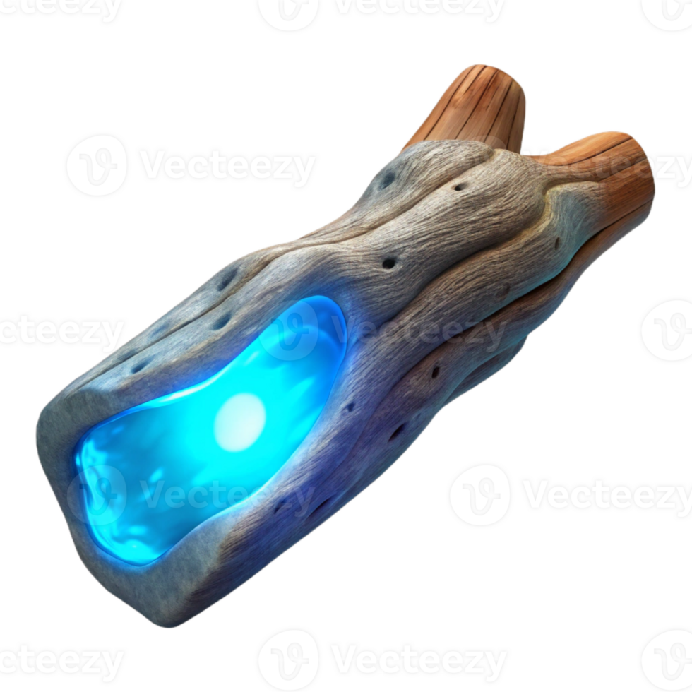 extraordinary traditional Brightly Glowing Driftwood Fragment Transparent Cutout detailed png