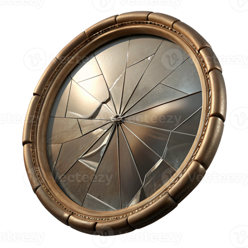 magnificent traditional Broken Mirror with Isolated Cracks and Reflections exclusive png