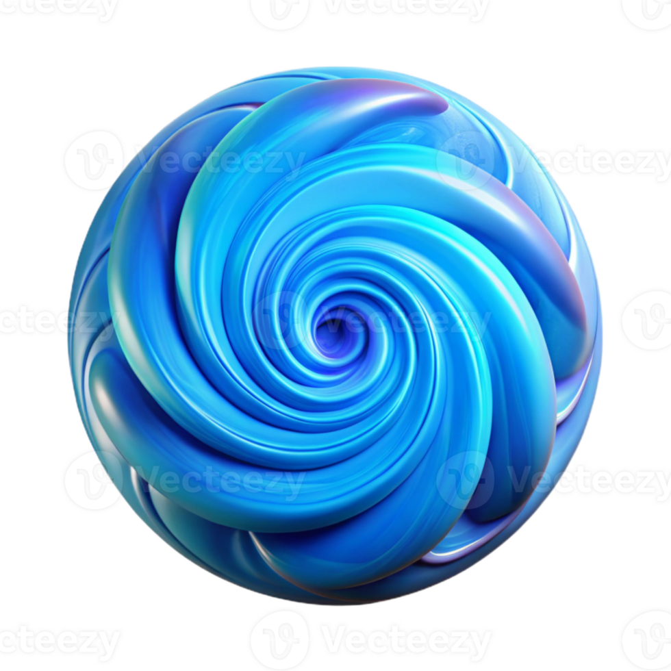 extraordinary modern Contracting Energy Vortex Blue Transparent Background genuine png