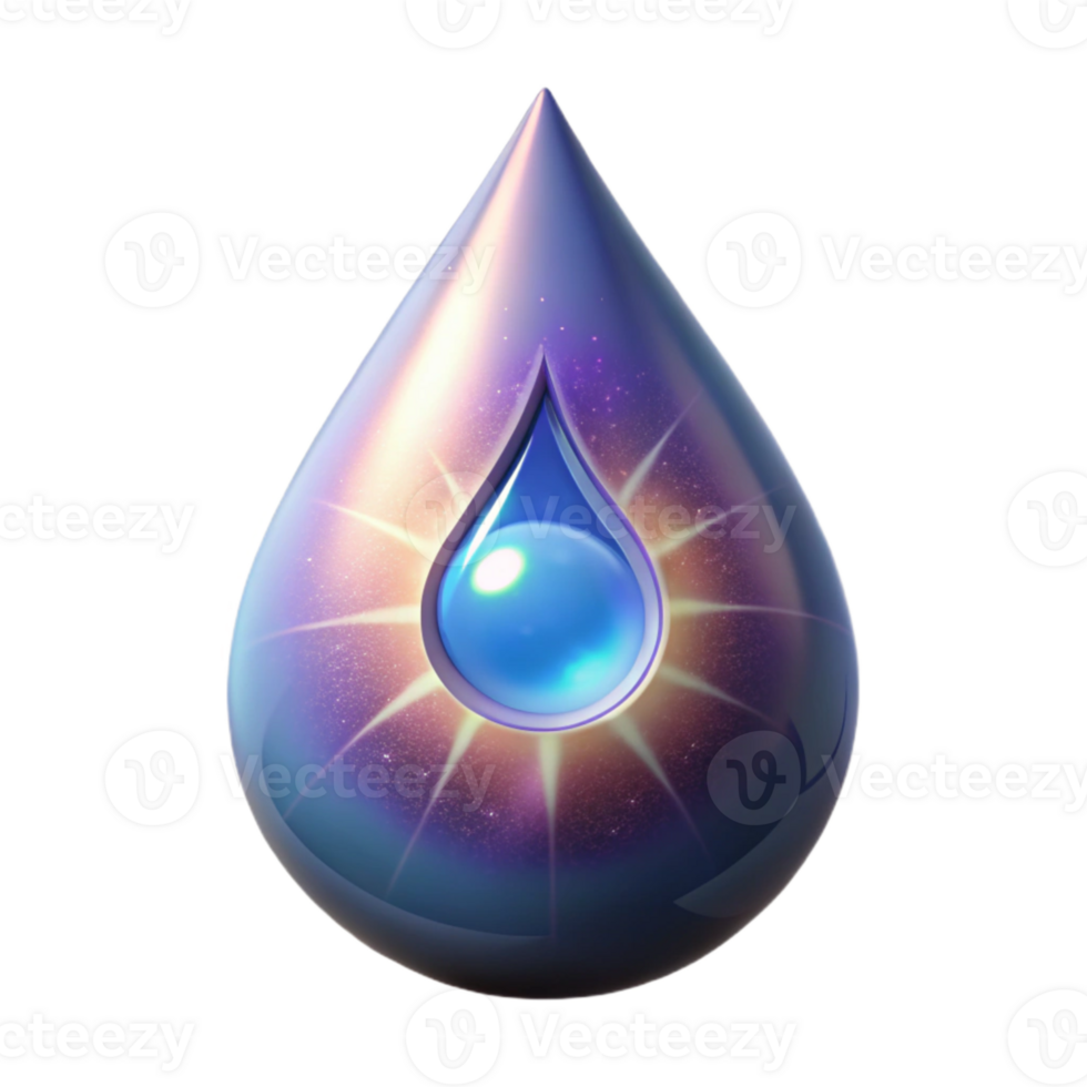 serene artistic Cosmic Tear Cutout with Bright Light Flare genuine png