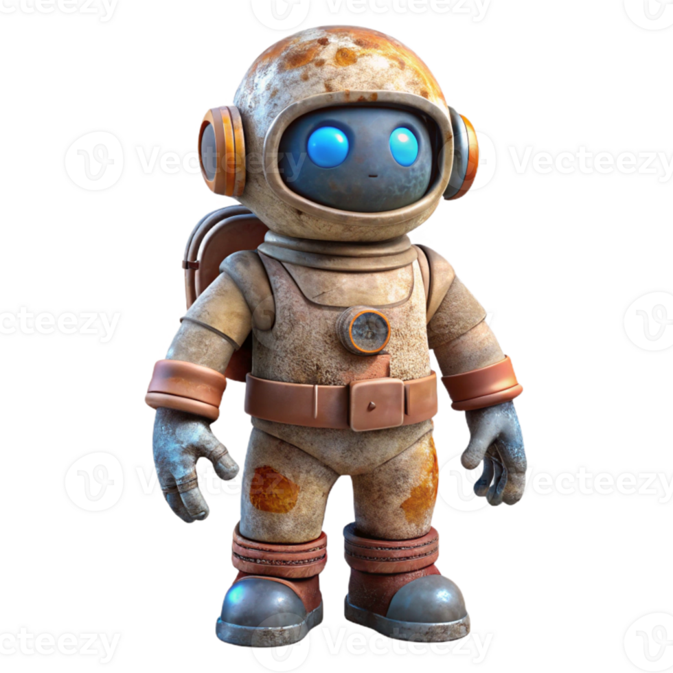 magnificent traditional Cosmic Traveler with Space Suit Detail Isolated Element authentic png