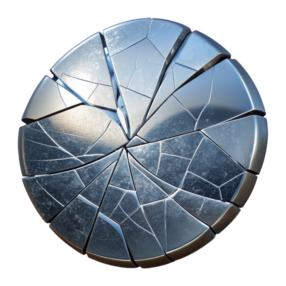 extraordinary classic Cracked Mirror Surface Cutout with Jagged Lines genuine png