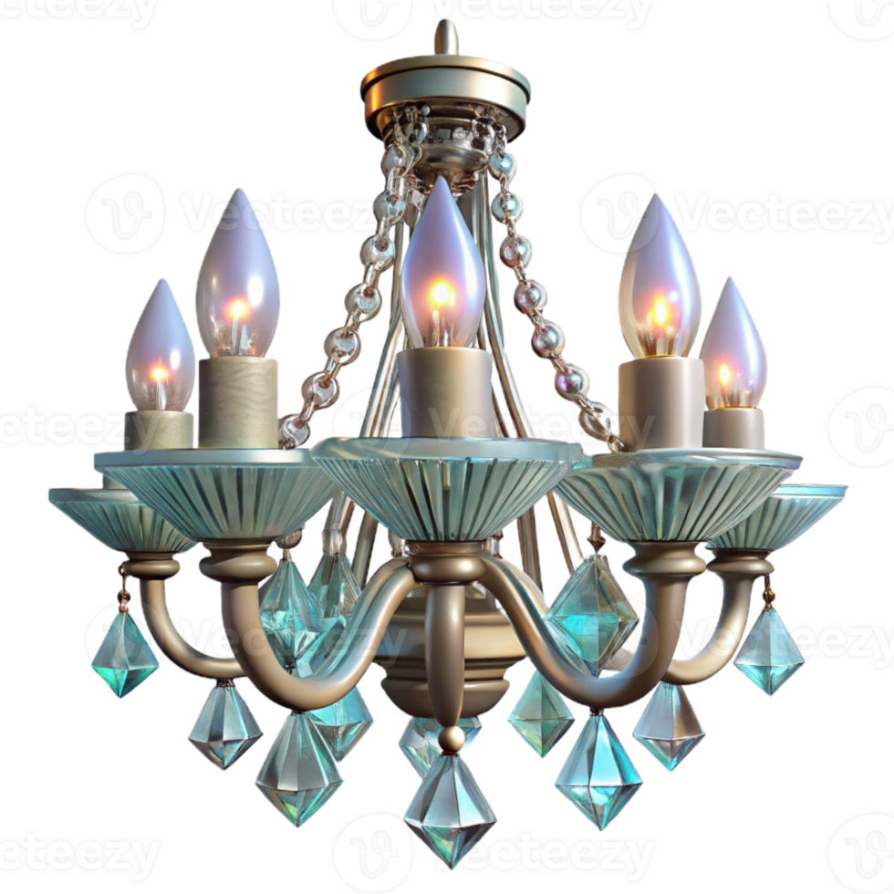extraordinary contemporary Crystal Chandelier Prismatic Light Transparent png