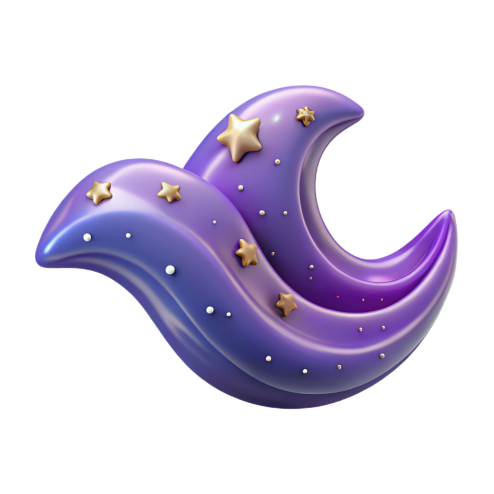 magnificent minimalist Deep Space Wave Transparent Cutout with Star Clusters genuine png