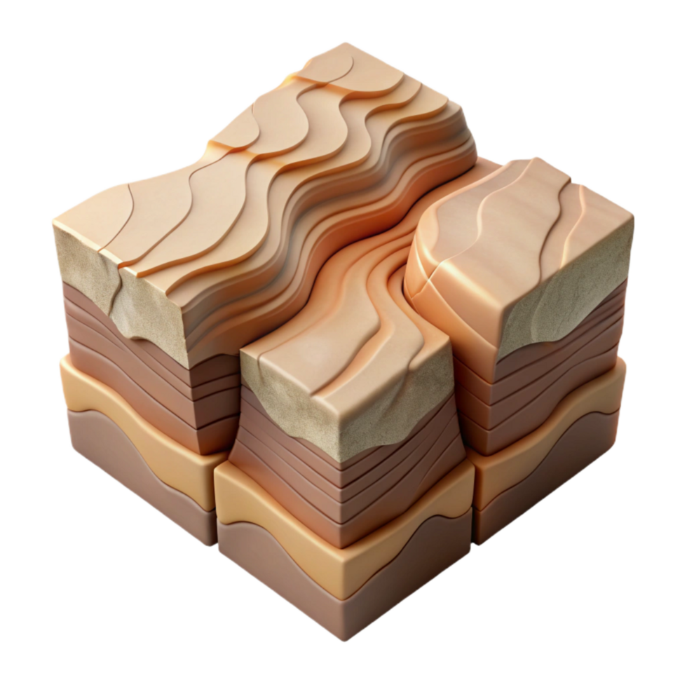 beautiful traditional Detailed Fault Line Topography Cutout Element genuine png