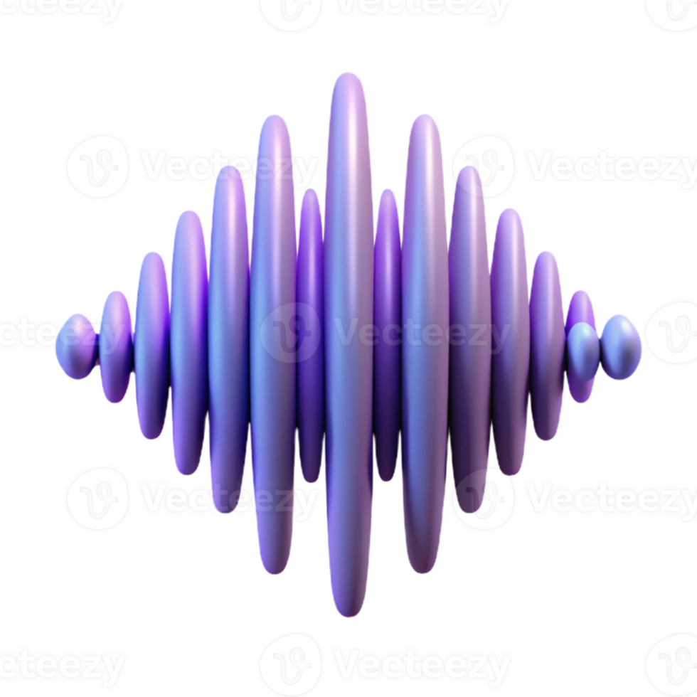 magnificent creative Digital Soundwave Visualization Transparent Background high resolution png