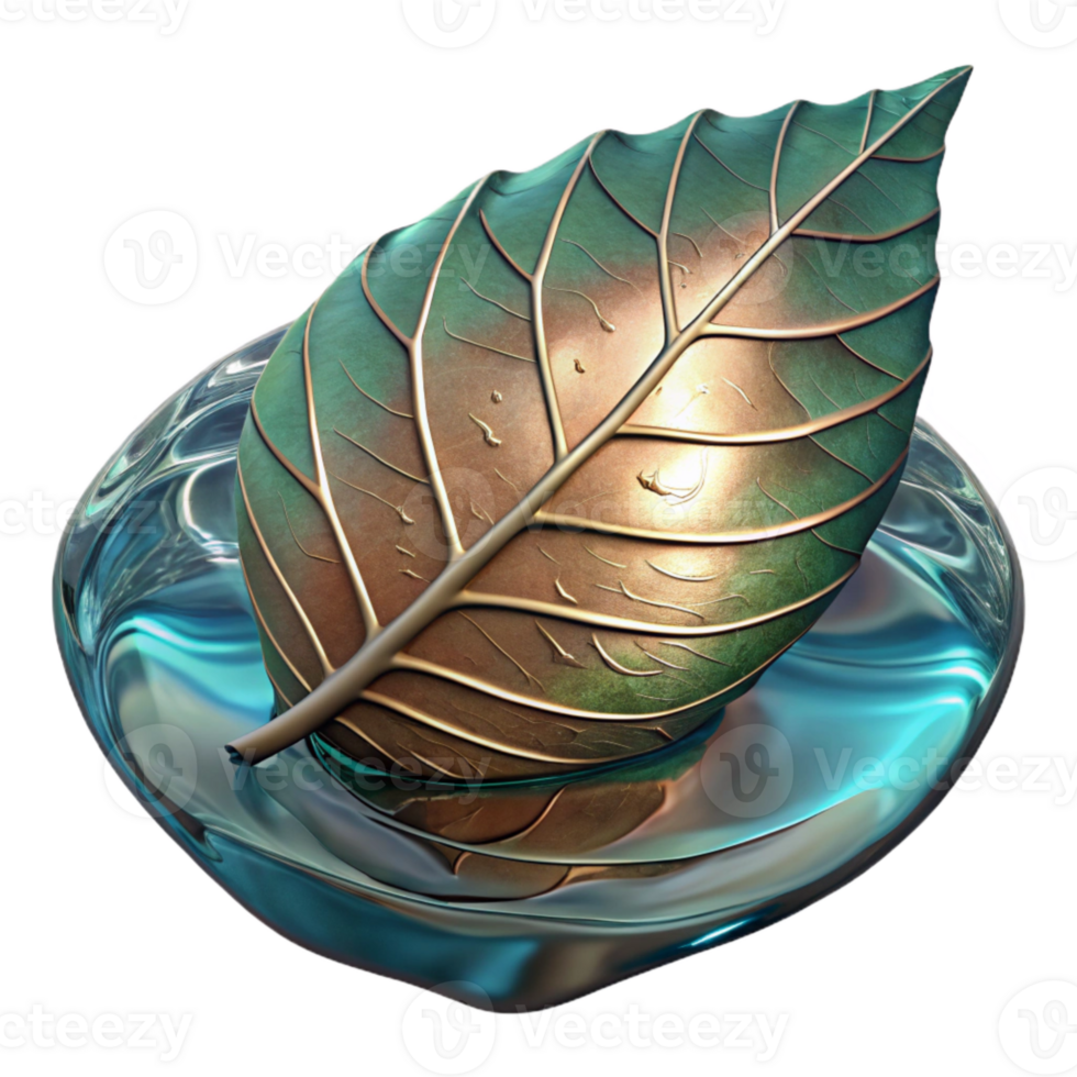 extraordinary contemporary Distorted Gradient Reflection in Water Ripples Transparent Background high quality png