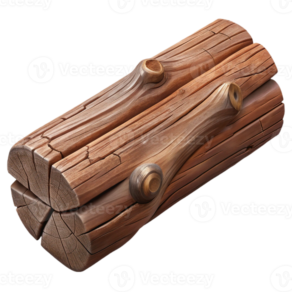 dramatic contemporary Distressed Wooden Beam Texture Cutout with Cracks and Knots high quality png