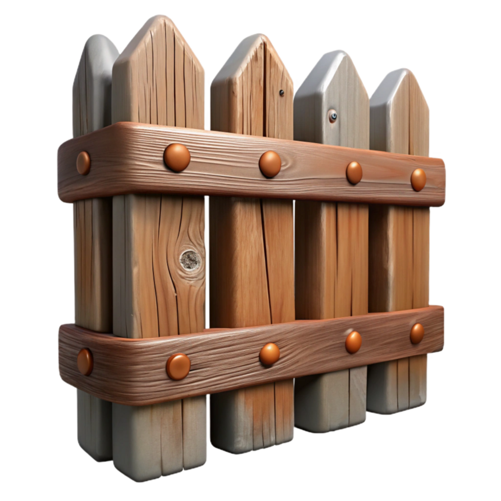 serene classic Distressed Wooden Fence Texture Cutout with Weathered Boards genuine png