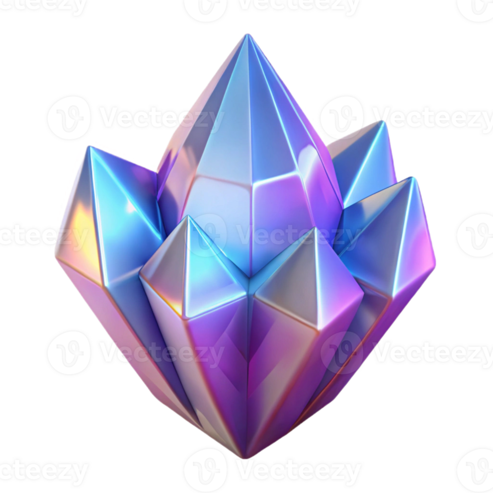 extraordinary modern Dreamy Crystal Isolated Geometric Forms Soft Light high quality png