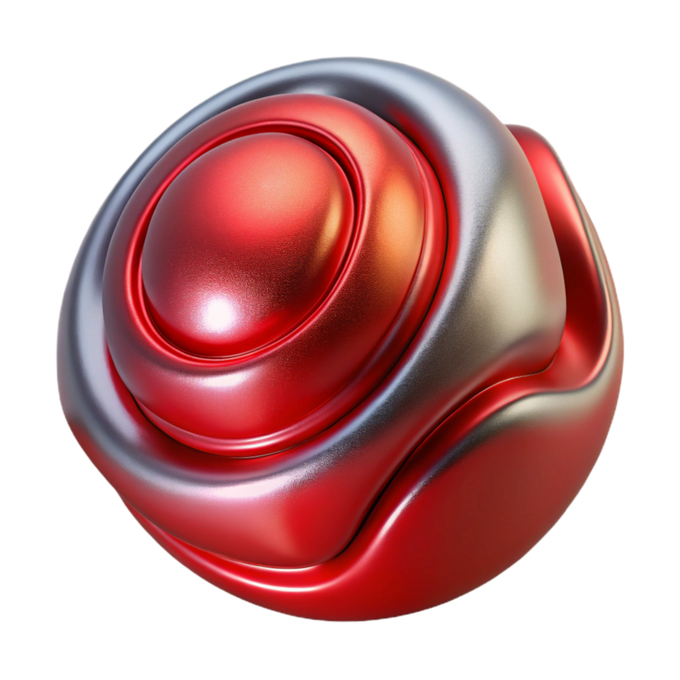 serene contemporary Dynamic Alloy Form Red Tint Cutout original png