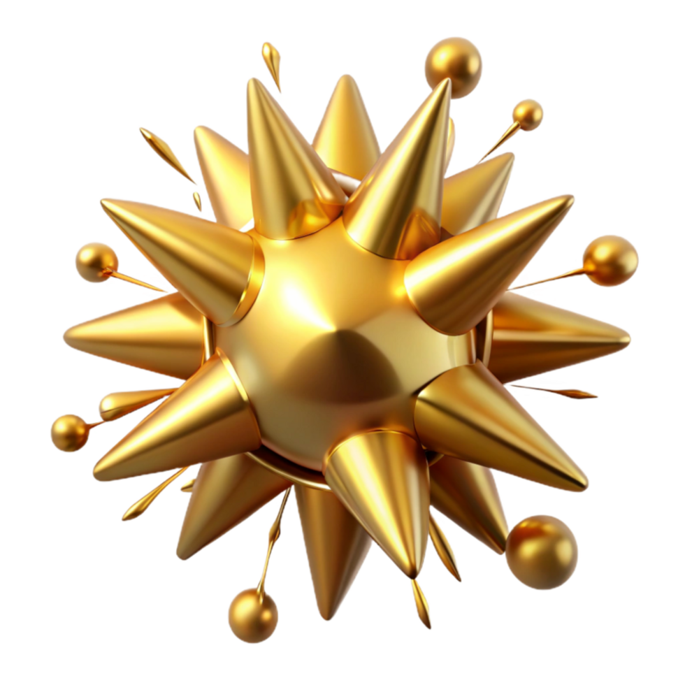 impressive rustic Dynamic Gold Particle Burst Cutout high quality png