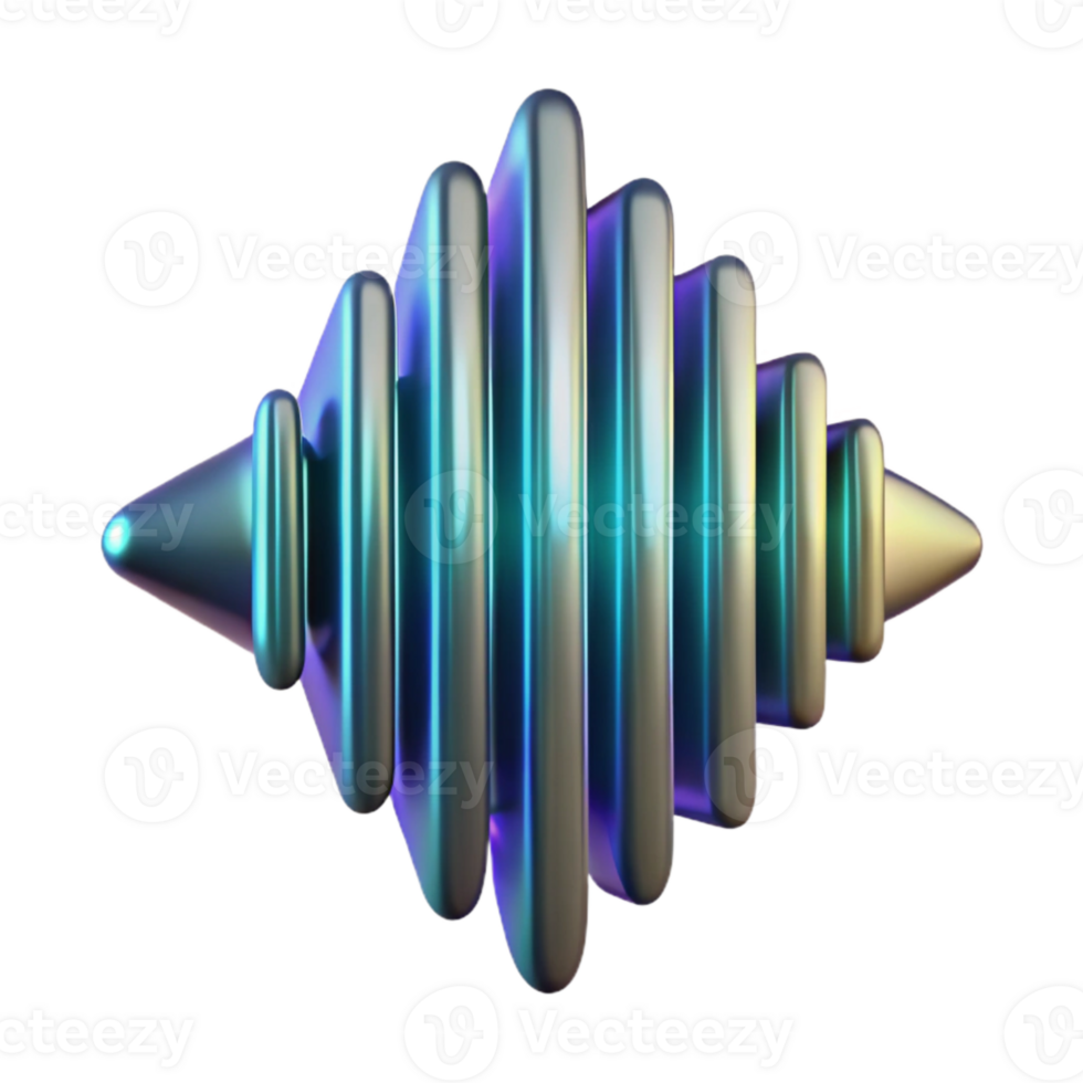 extraordinary modern Dynamic Soundwave Reflections Cutout Isolated high quality png